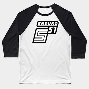 S51 Enduro logo Baseball T-Shirt